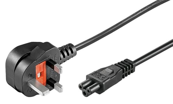MicroConnect-virtajohto 3m UK / C5 musta virta UK tyyppi G - C5