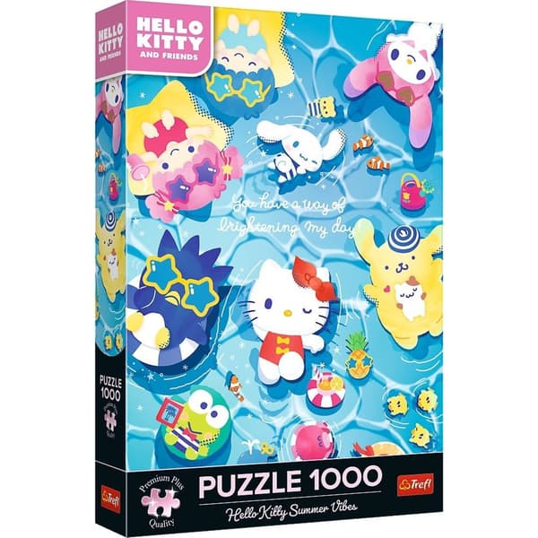Palapeli - 1000 Premium Plus - Hello Kitty Kesärentoutus Trefl 12067