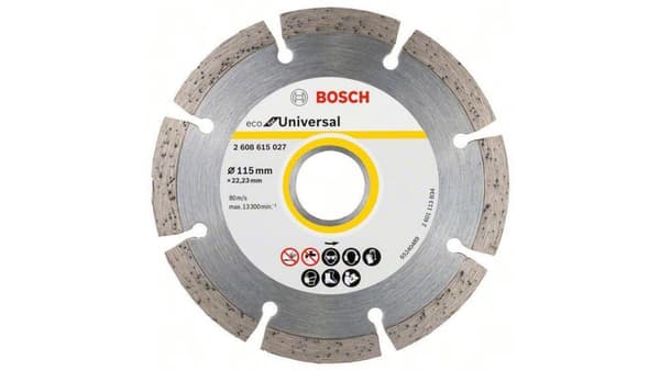 BOSCH TIMANTTILEVY *115mm SEGMENTOITU ECO UNIVERSAL