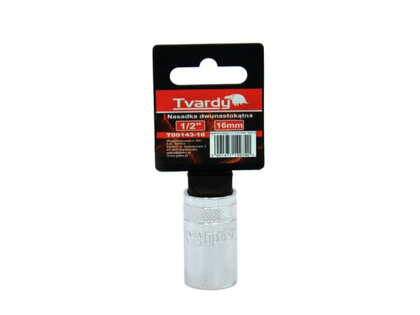 Tolvkantstop 1/2\" 16 mm TVARDY (10/100)