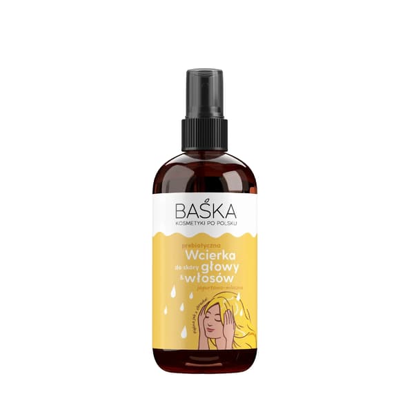 Baska Cosmetics Polsk Præbiotisk Gnidning til hovedbund og hår - mælkeyoghurt 100ml