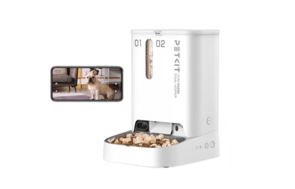 PETKIT YumShare Dobbeltbeholder med kamera (P591)