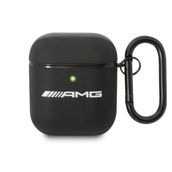 AMG AMA2SLWK AirPods-cover sort/sort læder