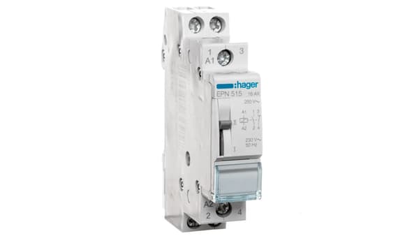 Pulssilähetin 16A 230V AC 110V DC 1Z+1R EPN515