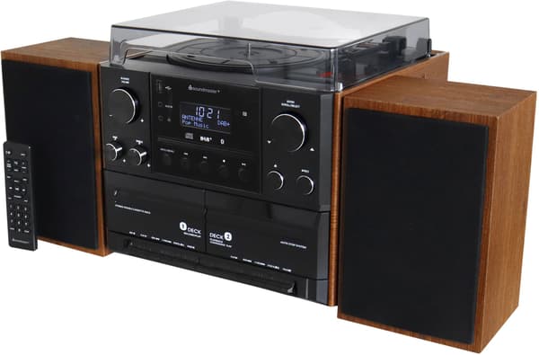 Soundmaster MCD5600BR hjemmelydenhed 10W Sort, Træ