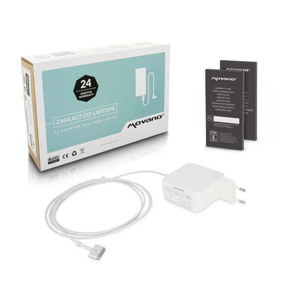 Movano 14.85v 3.05a (magsafe 2) 45W strømforsyning til Apple air