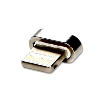 USB (2.0) Reducer, Magnetisk Lightning M, 0, sølv, reduktion til magnetisk kabel
