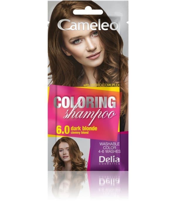 Delia Cosmetics Cameleo Farveshampoo 6.0 mørkeblond