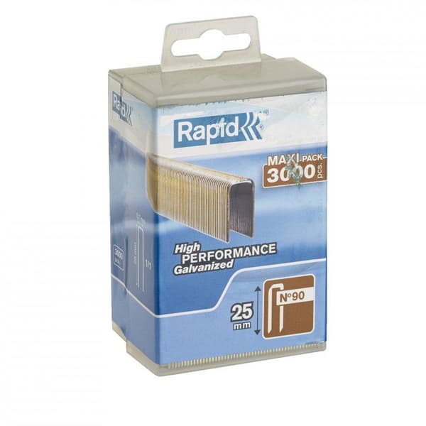 90/25MM 3M HÆFTESTIFTER RAPID PP BO