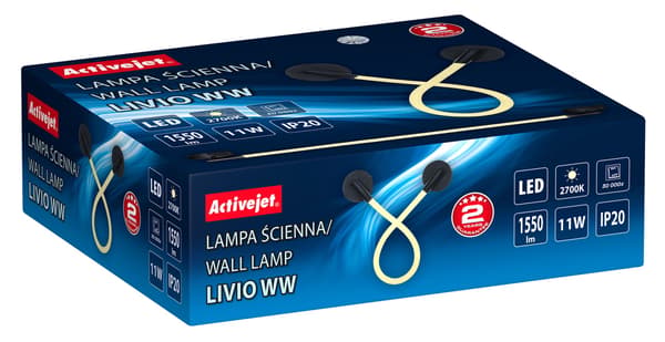 Activejet AJE-AJE-LIVIO WW LED Vägglampa