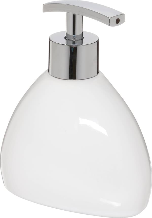 Sæbedispenser 5five SILK sæbedispenser, keramik, hvid