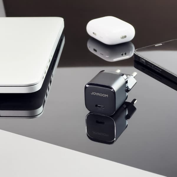 Minioplader USB C 20W PD Joyroom JR-TCF02 - Sort