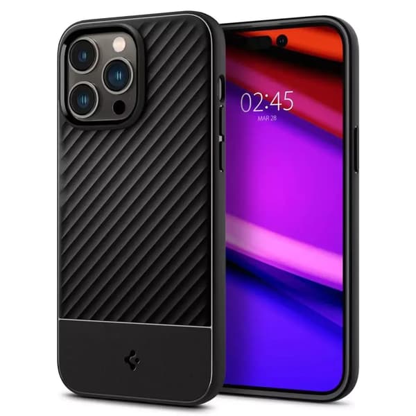 Spigen Core Armor iPhone 14 Pro musta