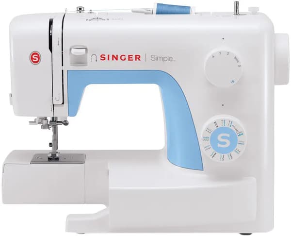 Singer ompelukone 3221, tikkejä 21, napinläpiä 1, valkoinen