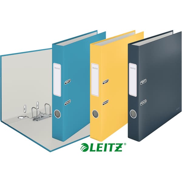 Ringbind Leitz 180° Cosy Soft Touch A4/50mm blå