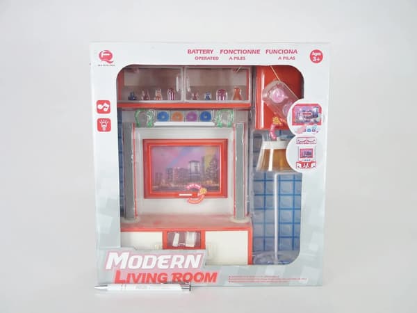 *MODERNE STUE MED LAMPE
