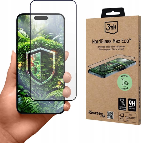 3MK HardGlass Max Eco iPhone 16 Pro Max GRS CU 1304127