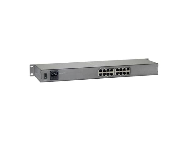 Switch LevelOne 16x FE FEP-1601W120 19\" 120W 16xPoe