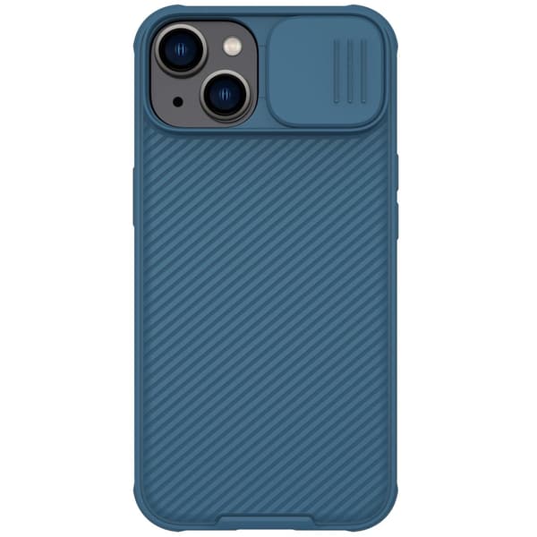 Nillkin CamShield Pro Cover iPhone 14 Plus Pansret Cover Kamerabeskyttelse Blå