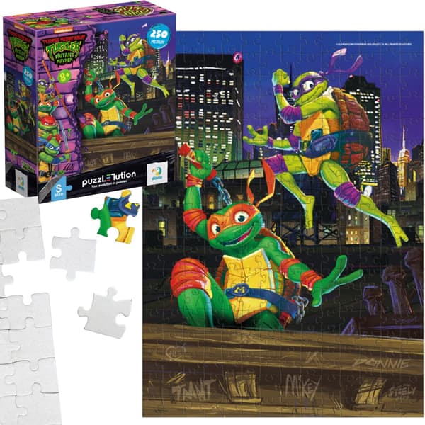 Palapeli 250 palaa. Donatello ja Michelangelo