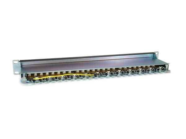 Equip 24-portars Cat.6A skärmad patchpanel