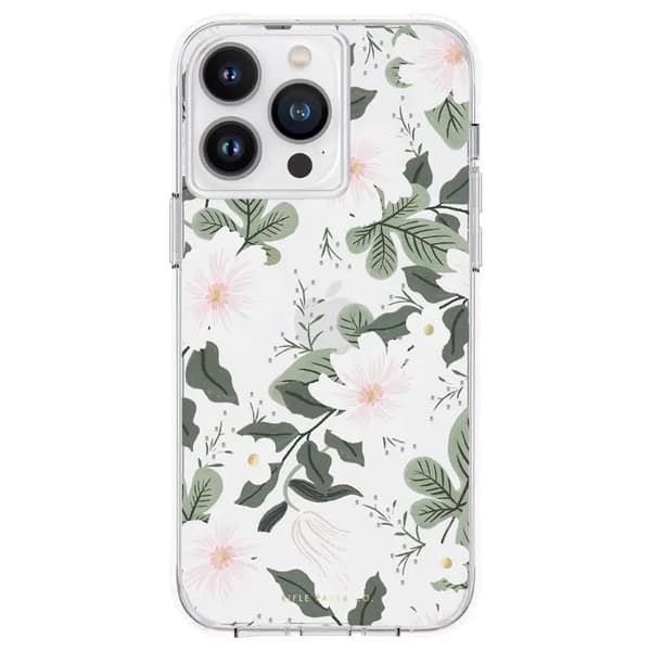 Rifle Paper Clear - Cover til iPhone 14 Pro Max (Willow)