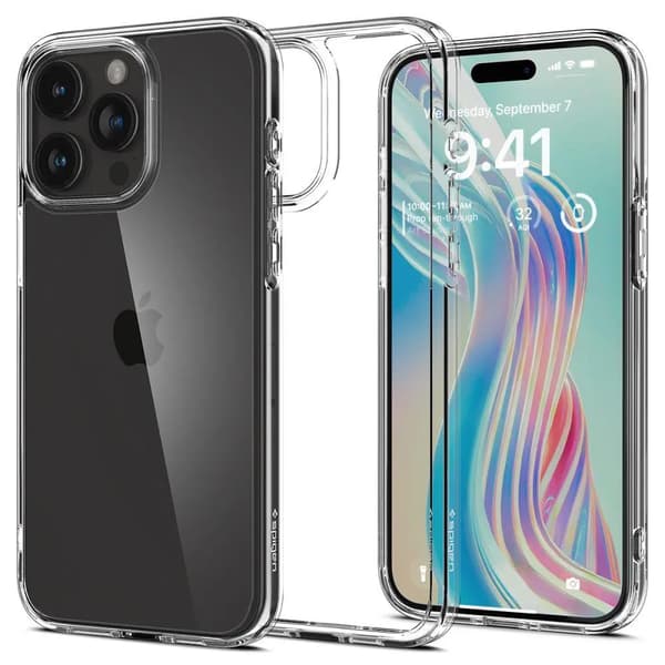 Spigen Ultra Hybrid iPhone 15 Pro Max 6.7\" krystalklar ACS06565