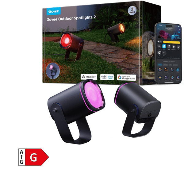 Govee Utomhusspotlights 2-pack