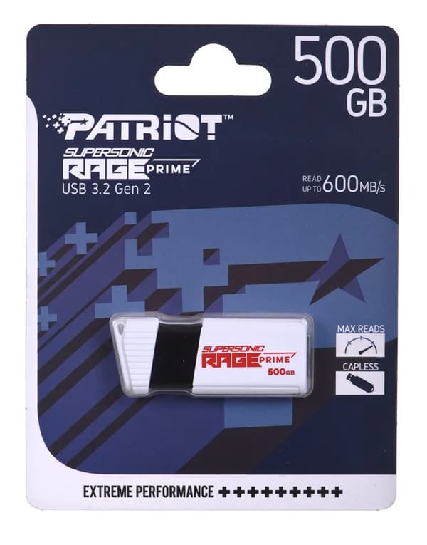 Patriot Flash Drive Rage Prime 500GB USB 3.2 600Mbps