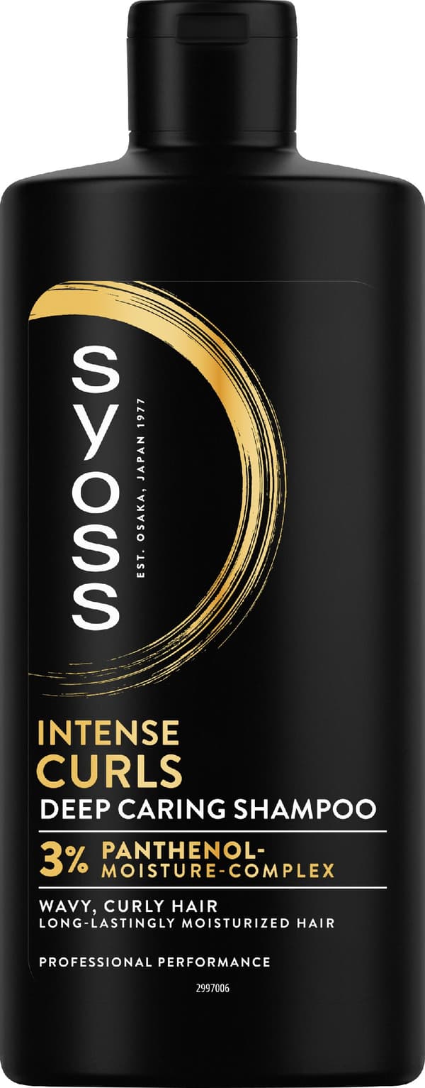 Syoss Curls & Waves Shampoo til at fremhæve krøller