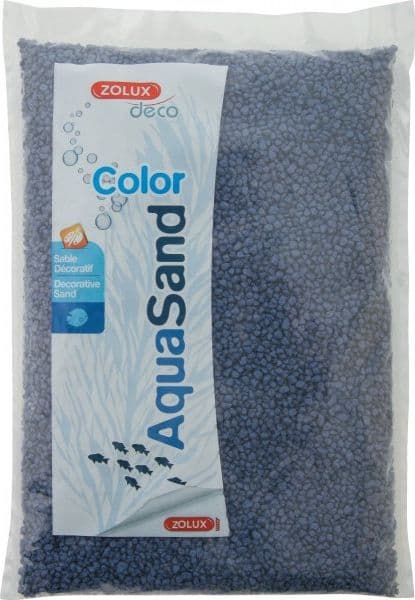 Zolux Aquasand Color ultramarinblå 5kg
