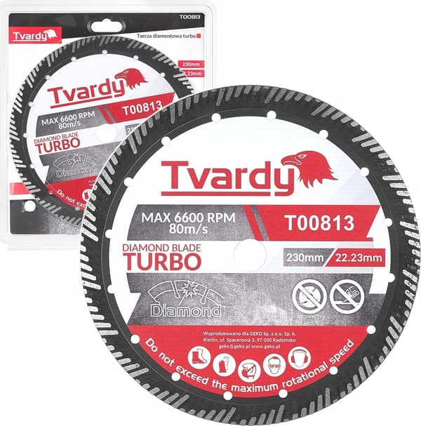 Turbo Diamantskive 230x15x22.23mm (25)