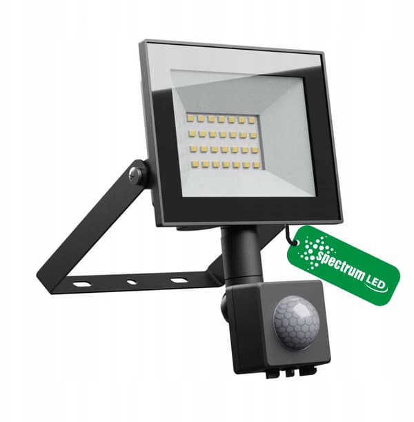 STRÅLKASTARE RÖRELSEDETEKTERING 20W 230V NW IP44