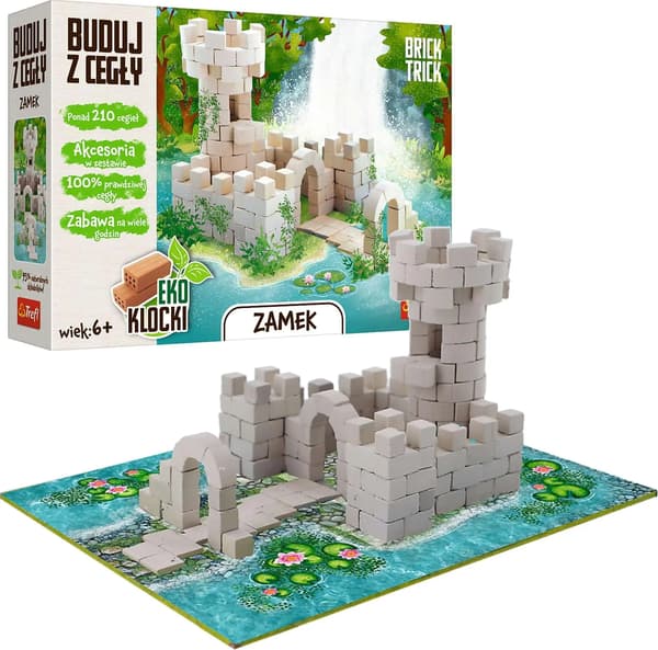 Eco Brick Brick Trick Rakenna palikoilla Linna 61539 Trefl