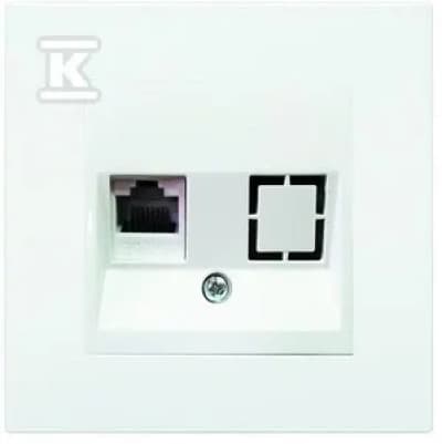 Viko KARRE Computerstik enkelt RJ45 kat 5e hvid (90963632)