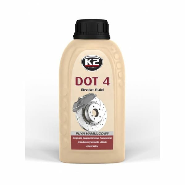 K2 BROMSVÄTSKA MED DOT 4-CERTIFIERING 250ML