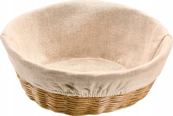 Brödkorg med tygfoder, Ø 25 cm, Kesper