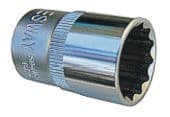 JONNESWAY KAKSTOISTA HOLKKI 1/2\" LYHYT 16mm