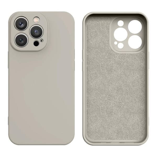 Silikonskal iPhone 14 Plus Silikonskal beige