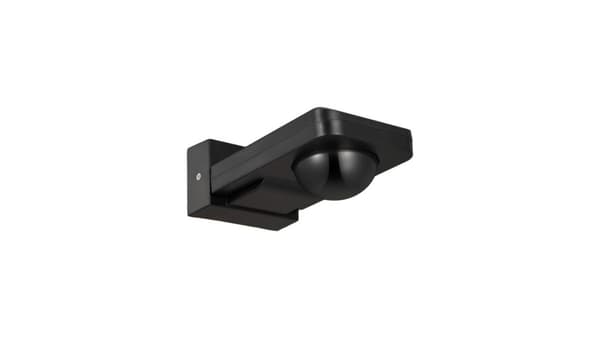 PIR Bevægelsessensor IP65 360° 1000W Lang Rækkevidde 20m Helt Sort CP-14CC