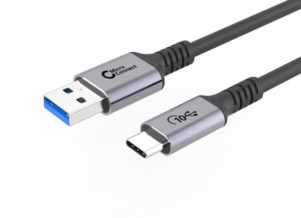 MicroConnect Premium USB-C til USB-A kabel 1,5m, 10Gbps, 60W