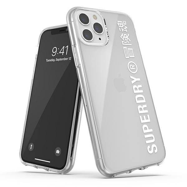 SuperDry Snap iPhone 11 Pro Max Clear Case valkoinen/white 41580