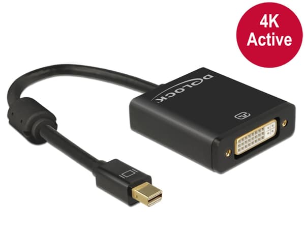 Delock-adapter Mini-DisplayPort till DVI-D aktiv