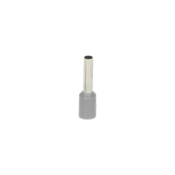 Isolerad hylsa, maximal sektion 2.5mm², kopparhylsans längd 8mm, 100 stycken.