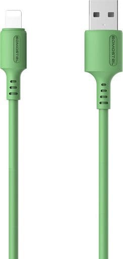 Somostel SMS-BP06 USB-kabel iPhone 3.1A hurtigoplader 1.2m Powerline Macaron grøn