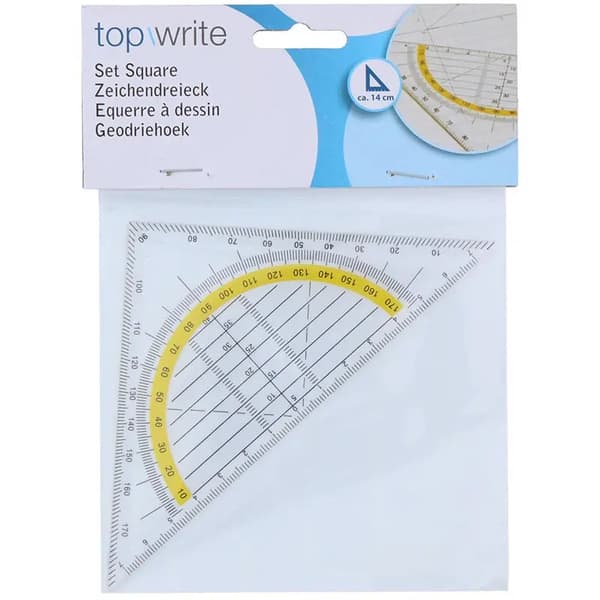 Topwrite - Geometrisk trekant 3i1 14 cm