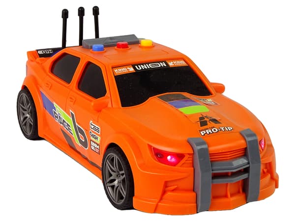 Kilpa-urheiluauto 1:16 Oranssi Lean Bear (13598)
