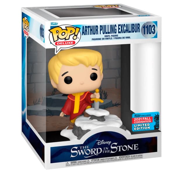 POP figur Deluxe Disney Sværdet i Stenen Arthur trækker Excalibur Eksklusiv