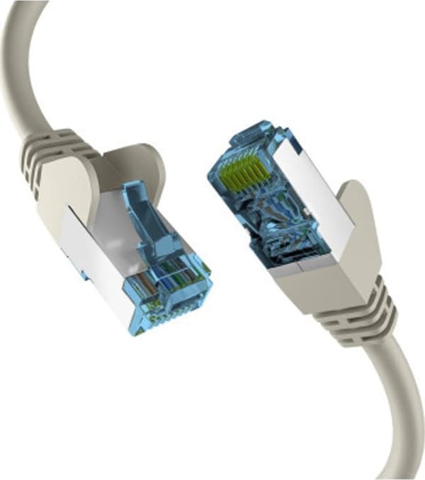 EFB RJ45 PATCHKABEL MED CAT7 RÅKABEL GRÅ 25m