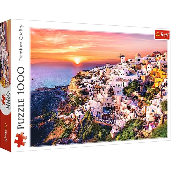 Trefl Palapeli Auringonlasku Santorinilla 1000 palaa (10435)